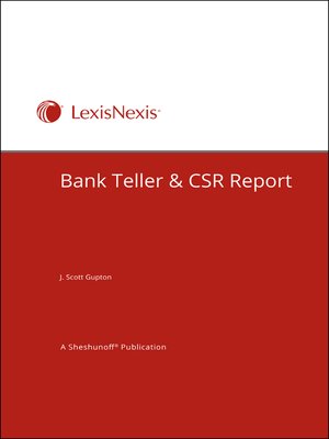 cover image of Bank Teller and CSR Report